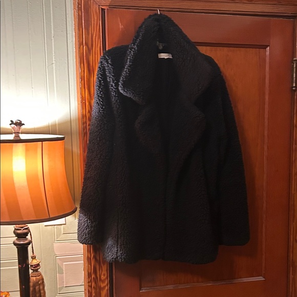 lovestitch Jackets & Blazers - Lovestitch Black Teddy Coat